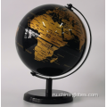 Карта географии земного шара в классическом стиле